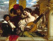 William Etty Il Duetto oil